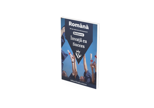 Carte cu 30 Teste de Antrenament pentru Bacalaureatul la Română + Rezolvări