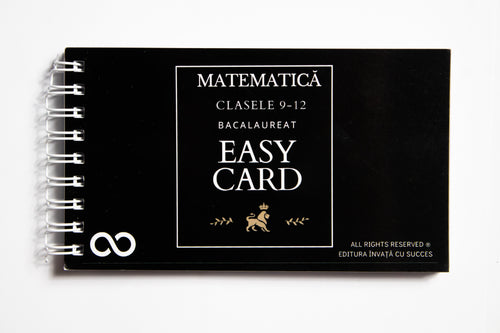 EASYCARD Matematica Bacalaureat